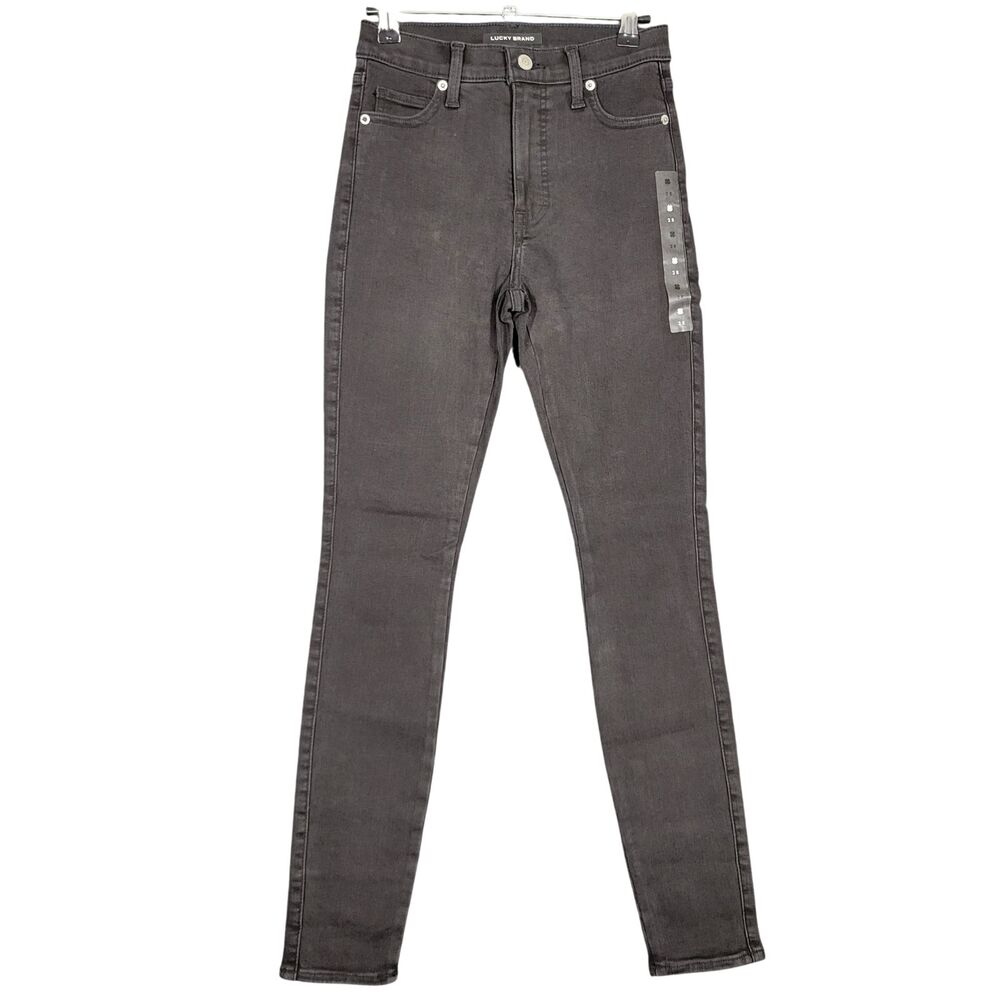 NWT LUCKY BRAND Black Unifit Skinny Stretch Denim Jeans SIZE 2 / 2R / 25-26